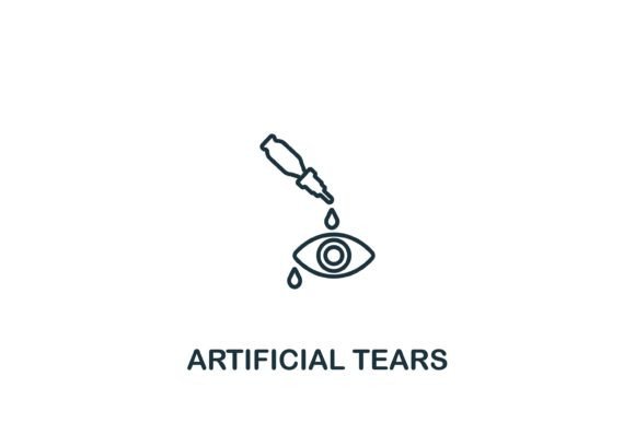 Artificial Tears Icon: Graphics and Icons for Branding