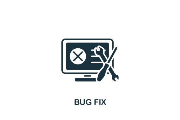 Bug Fix Icon: Graphics and Icons for Web Design