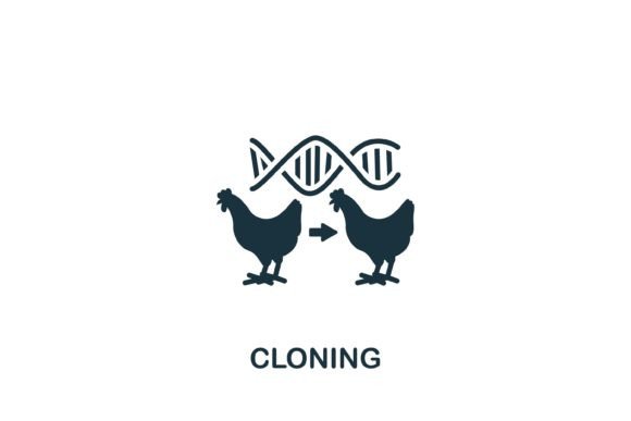 Cloning Icon: Graphics and Icons for Creative Design