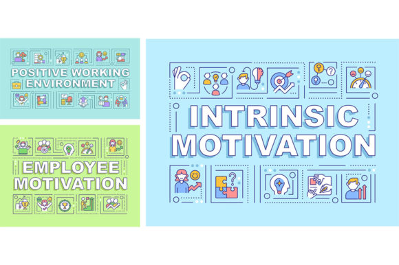 Employee Motivation Word Concepts Banner: Graphics for Creative Publishing