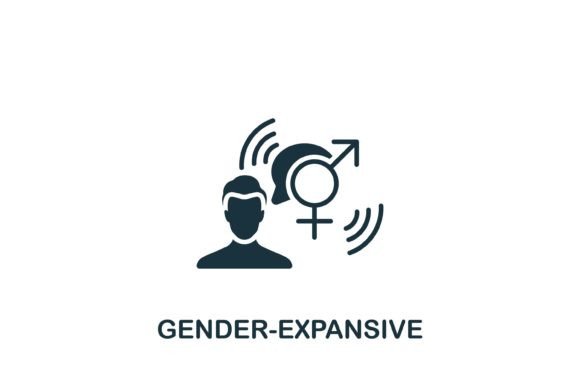 Gender-Expansive Icon: Graphics and Icons for Modern Design