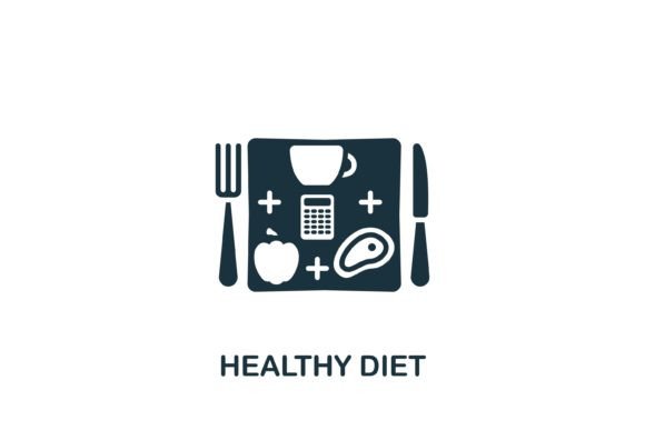 Healthy Diet Icon: Graphics and Icons for Real Projects