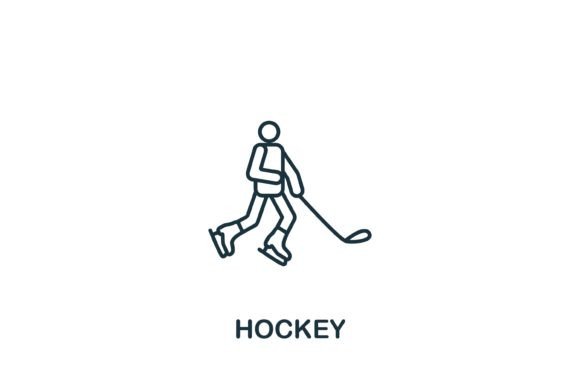 Hockey Icon: Graphics and Icons for Creative Design