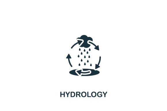 Hydrology Icon: Graphics and Icons for Digital Publishing