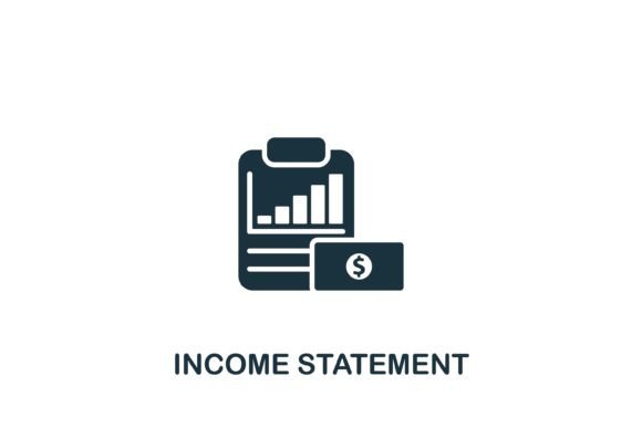 Income Statement Icon: Graphics and Icons for Editorial Design