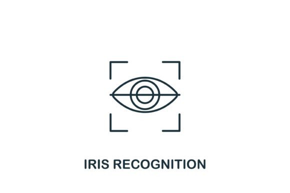 Iris Recognition Icon Graphics and Icons
