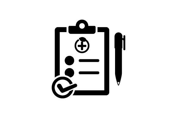 Medical Report Check List Icon
