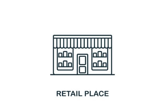 Retail Place Icon Graphics and Icons