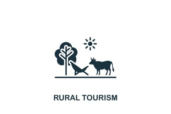 Rural Tourism Icon Graphics and Icons