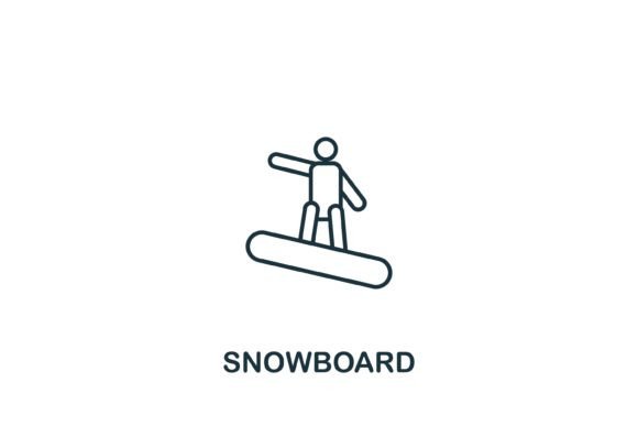 Snowboard Icon Graphics and Icons