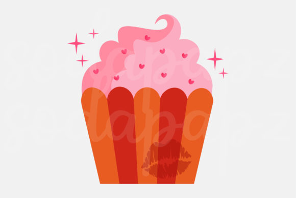 Valentines - Cupcake 2: Graphics & Icons